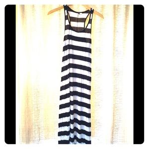NWOT Divided by H&M Black & White racer back dress